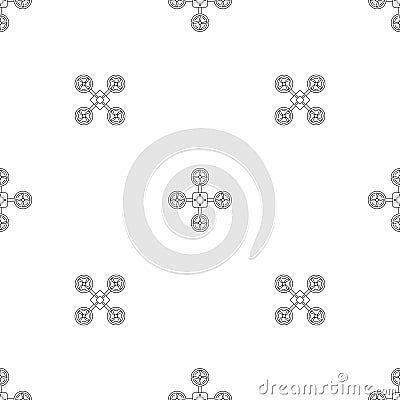 Spy drone pattern seamless vector Vector Illustration