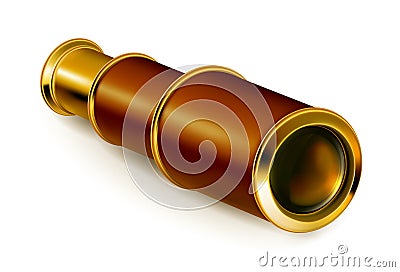 Spyglass Vector Illustration