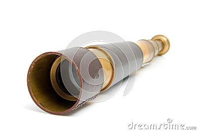 Spyglass pirate Scope Monocular Stock Photo