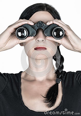 Spyglass Stock Photo