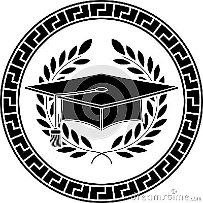 Square academic cap Vector Illustration