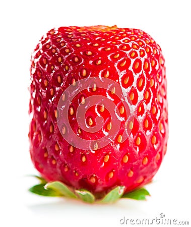 Square (cube) strawberry Stock Photo