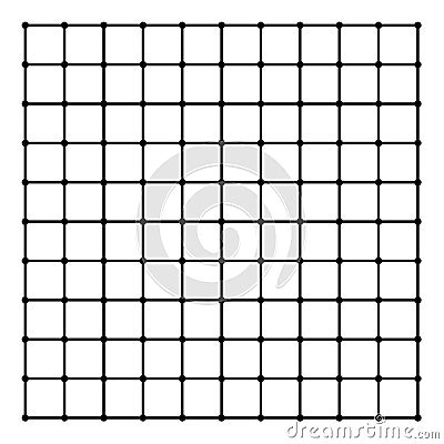 Square grid checkered icon black color vector illustration image flat style Vector Illustration