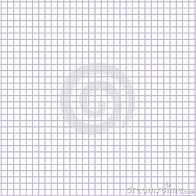 Square grid paper sheet. Seamless note paper illustration Vector Illustration