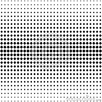Square half tone pattern background Vector Illustration