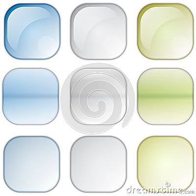 Square icons Stock Photo