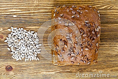 square loaf of bread Stock Photo