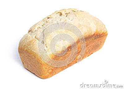 Square loaf of homemade sourdough bread Stock Photo