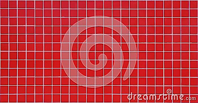 square red tiles texture Stock Photo