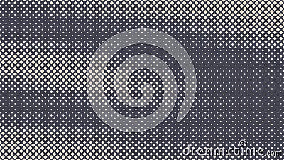 Square Rounded Dots Half Tone Pattern Dynamic Surface Vector Abstract Background Vector Illustration