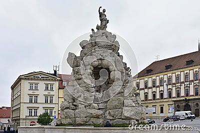 Square Zelny trh in Brno ,Czech republic Editorial Stock Photo