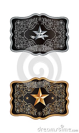 Squared buckle Vector Illustration