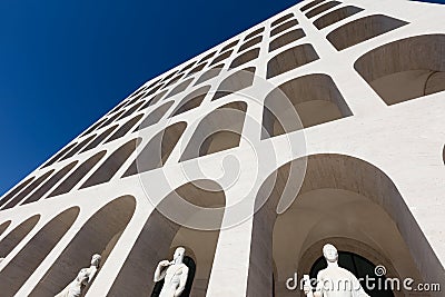 Squared Colosseum,Rome Editorial Stock Photo