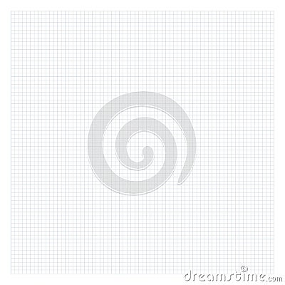 Squared grey math paper. Grid background for School. Vector Illustration