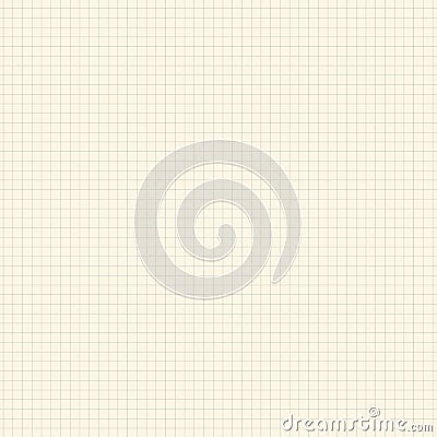 Squared, grid yellow maths paper. Background for School. Vector Illustration