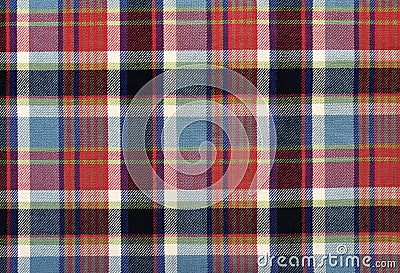 Squared textile texture Stock Photo