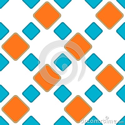 Squares diamonds seamless backgound pattern Stock Photo