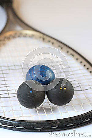 Squash ball Stock Photo