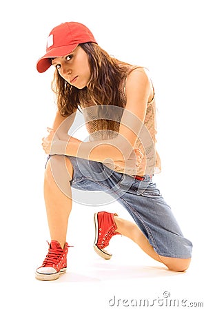 Squatter tomboy Stock Photo