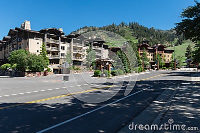 Squaw Valley Village Stock Photo