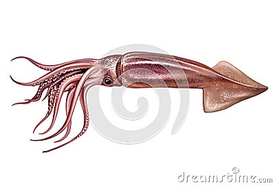 Squid, Teuthida, cephalopod Stock Photo