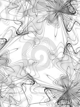 Squiggles Doodles Lines Design Stock Photo