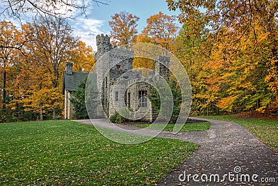 Squire's Castle Stock Photo