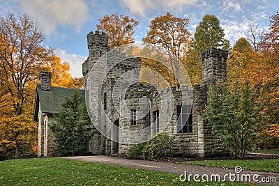 Squire's Castle Stock Photo