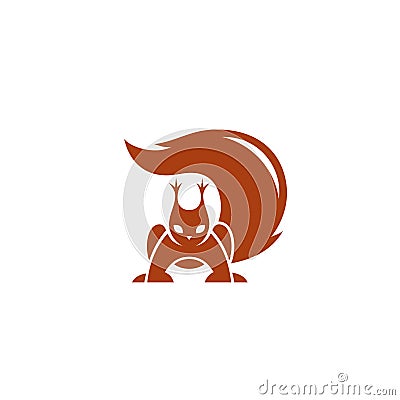 Squirrel - vector illustration Vector Illustration