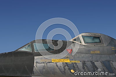 SR-71 Cockpit Stock Photo