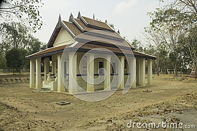 Sra Bua Kaew Temple Church Stock Photo