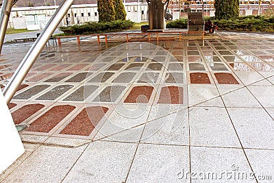 The Srebrenica-Potocari memorial and cemetery for the victims of Editorial Stock Photo