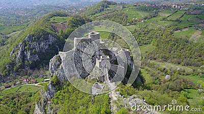 Srebrenik fortress Stock Photo