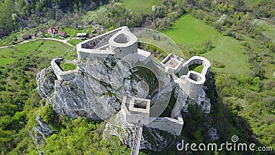 Srebrenik fortress Stock Photo