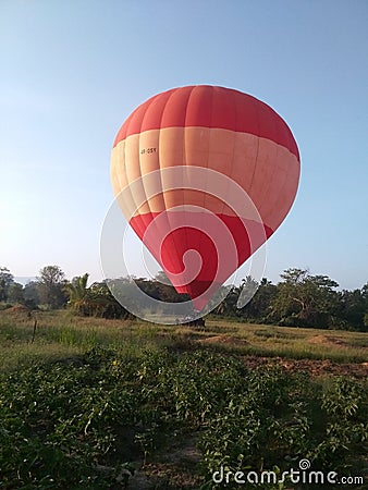 Sri Lanka Ballooning SRI LANKA Editorial Stock Photo