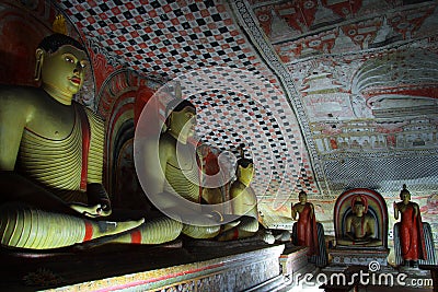 Sri Lanka: Dambulla Cave Temple Stock Photo