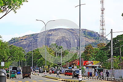 Sri Lanka Dambulla Cityscape Editorial Stock Photo