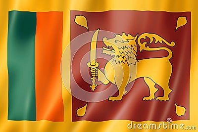 Sri Lanka flag Stock Photo