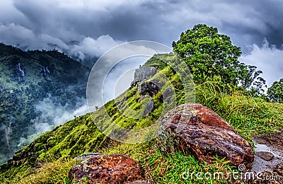 Sri Lanka Mountains Stock Photo
