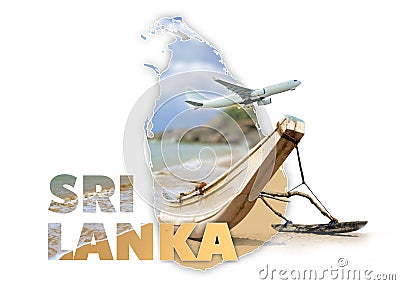 Sri Lanka travel concept Stock Photo