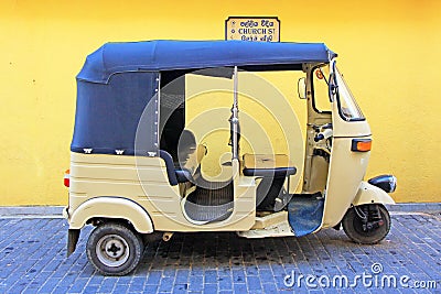 Sri Lanka Tuk Tuk Editorial Stock Photo