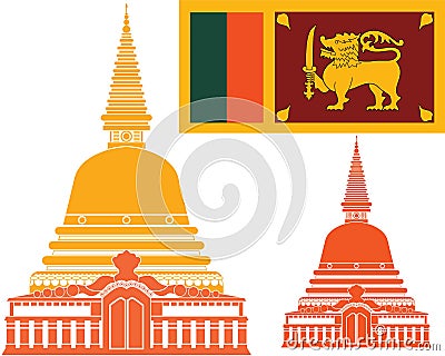 Sri Lanka Vector Illustration