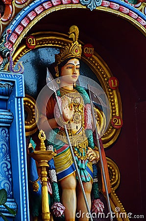 Sri Lankan hindu temple Editorial Stock Photo