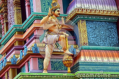 Sri Lankan hindu temple Editorial Stock Photo
