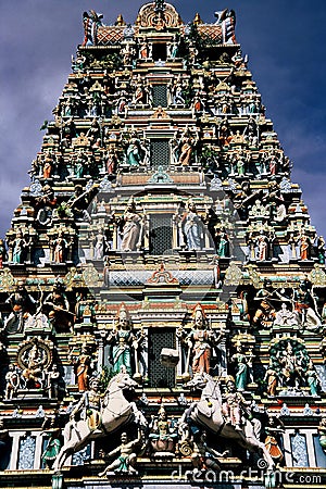 Sri Maha Mariamman Temple Editorial Stock Photo