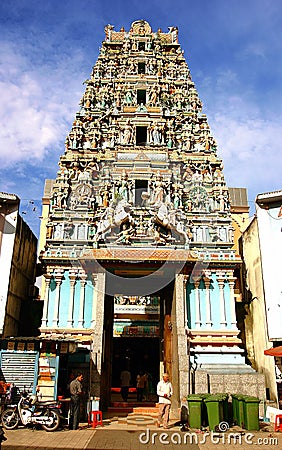 Sri Mahamariamman Temple Editorial Stock Photo