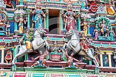 Sri Mahamariamman Temple Stock Photo