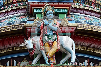 Sri Mariamman Temple - Singapore Editorial Stock Photo