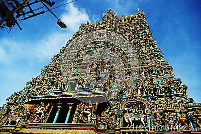 Sri Meenakshi temple Stock Photo