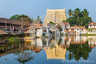 Sri Padmanabhaswamy temple in Trivandrum Kerala India Stock Photo